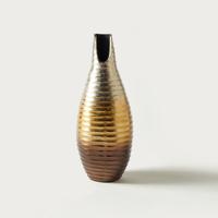 Textured Small Aluminium Vase