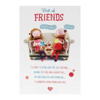 Hallmark Best of Friends Birthday Greeting Card (138 x 202mm) - thumbnail