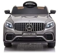 Megastar Licensed 12 V Mercedes AMG GLS63 Electric Ride On Toy Car For Kids - Silver (UAE Delivery Only)