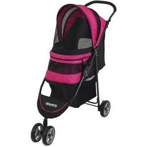 Petmate Regal Plus Pet Stroller - 38 x 17 Inch - Raspberry Sorbet