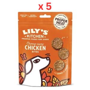 Lily's Kitchen Chomp-Away Chicken Bites 70G Pack Of 5