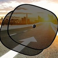 2pcs Car Suction Cup Heat Insulation Side Blocking Sunshade Curtain Sun Visor Interior Front Windshield Car Window Sticker Sun Net Cloth Gear Cover Lightinthebox - thumbnail