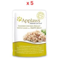 Applaws Cat Chicken With Lamb 70G Jelly Pouch (Pack Of 5)