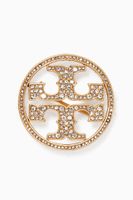 Miller Pavé Brooch in Brass