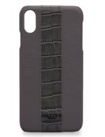 Phone Cover Iphone Xs Max Case W Croc Print In Grey - thumbnail