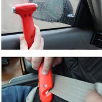 Car Emergency Escape Safety Gear Break Window Glass Hammer Belt Rope Cutter Tool