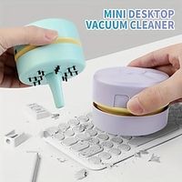 Desktop Mini Vacuum Cleaner Rechargeable Wireless Vacuum Cleaner Student Supplies Suction Rubber Confetti Flat Suction Nozzle Can Be Distributed On Behalf Of Lightinthebox - thumbnail