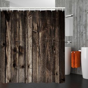 Vintage Wood Texture Shower Curtain