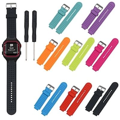 Smart Watch Band for Garmin Forerunner 25 Silicone Smartwatch Strap Soft Breathable Sport Band Replacement  Wristband miniinthebox