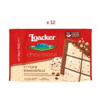 Loacker Chocolate Bar Duality Stracciatella12X50G