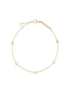 Zoë Chicco 14kt yellow gold five floating diamond bracelet