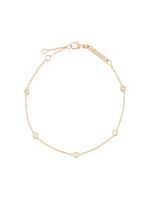 Zoë Chicco 14kt yellow gold five floating diamond bracelet - thumbnail