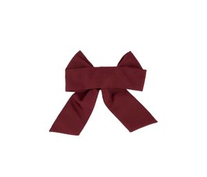 Girls Solid Sash  Merlot