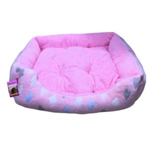 Coco Kindi Pink Color Cloud Pattern Washable Sofa Fur Bed Size -3 - 48 x 55 x 15 cm.