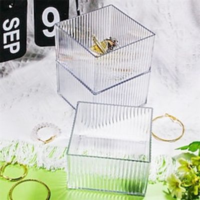 4Pcs Drawer Partition Storage Box Sorting Small Storage Box Office Desk Cabinet Built-In Stationery Pen Square Plastic Desk Lightinthebox