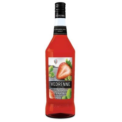 Vedrenne Syrup Strawberry 1Ltr