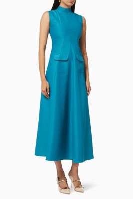 Turtleneck Dress in Satin Turtleneck Dress in Satin