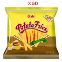 Oishi Potato Fries 50Gm Plain Salted Pack Of 50 (UAE Delivery Only)