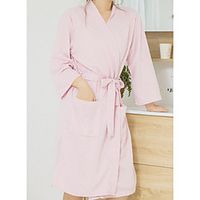 Women's Lace up Robes Nightwear Solid Colored White  Blue  Purple M XL XXL Lightinthebox - thumbnail
