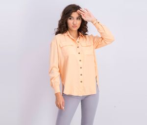 Womens Pocket Shirt  Peach