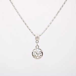 Women's Pendant Necklace Necklace Classic Blessed Dainty Unique Design Fashion Modern Silver Plated Chrome Silver 42 cm Necklace Jewelry 1pc For Daily Carnival Holiday Club Festival / Charm Necklace miniinthebox