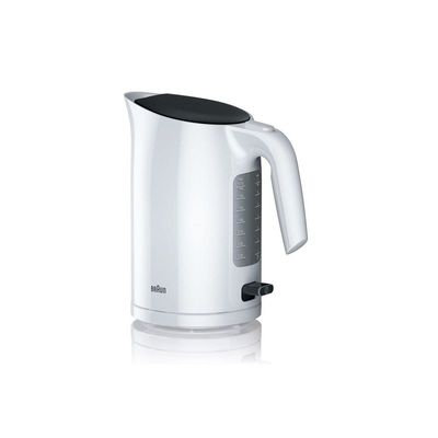 Braun Electric Kettle | 3000 W | 1.7 Ltr | PurEase | WK3110WH | White Color