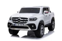 Megastar Licensed Ride on Mercedes 2 seater -Benz X-Class 12V Car 4WD Children‚Äôs Pickup - White (UAE Delivery Only)