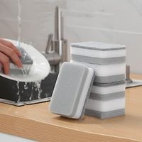 5PCS At Home Double-Sided Sponge Wiping Pot Cleaning Dishes Cleaning Kitchen Cleaning Three-Layer Sponge Cleaning Cloth Lightinthebox - thumbnail