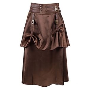 Retro Vintage Punk  Gothic Skirt Women's Cosplay Costume Carnival Carnival Performance Skirts miniinthebox