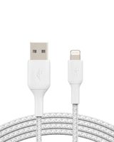 Belkin Cable Braided A to Lightning 0.15 Meter White