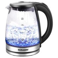 Sonashi 1.8 L Cordless Glass Kettle - SKT-1809 Sonashi 1.8 L Cordless Glass Kettle - SKT-1809
