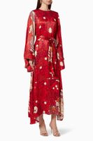 Belted Crepe Kaftan - thumbnail
