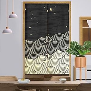 Kitchen Curtains Door Curtains Tapestry Decor,Japanese Noren Door Curtain Panel, Room Divider for Porch Livingroom Office Bedroom Patio miniinthebox