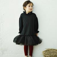 Mesh Patchwork Children Dresses - thumbnail