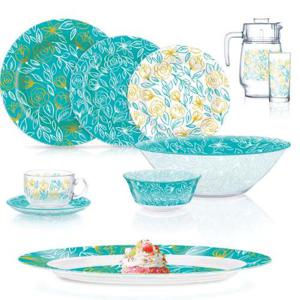 Luminarc Ambi Glass Dinner Set 46pcs Assorted Colors