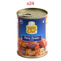 Super Chef Foul Medames With Hot Chilly 400Gm (Pack Of 24)