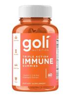 Goli Immune Tripal Action Immune Gummies, 60Pcs