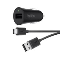 Belkin BOOSTUP USB Type-A to USB Type-C Car Charger Black - thumbnail