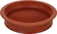 Royalford Uruli Chatti With Stand Handmade Clay Cookware - RF10589