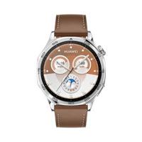 Huawei Watch GT 5 Vili 46mm Smartwatch Silver - Brown Composite Leather Strap