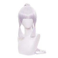 huafei original god wig kanzari ayaka cosplay wig single ponytail character model anime wig Lightinthebox - thumbnail