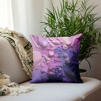 Abstract Double Side Pillow Cover 1PC Soft Decorative Square Cushion Case Pillowcase for Bedroom Livingroom Sofa Couch Chair Lightinthebox - thumbnail