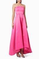 Duchesse Satin Maxi Dress - thumbnail