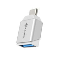Alogic Ultra Mini USB-C To USB-A Adapter Silver - thumbnail
