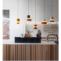 LED Pendant lamp Metal Interior Hanging lamp Loft Height Adjustable Ceiling Pendant lamp Bedroom Bar Cafe Office Table Hanging Lamps 110-240V Lightinthebox - thumbnail