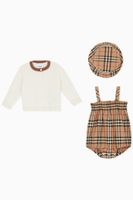Baby Gift Set in Vintage Check & Knit Cotton Baby Gift Set in Vintage Check & Knit Cotton