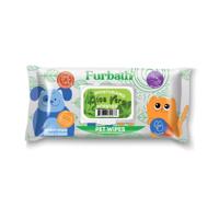 Furbath Natural Pet Wipes 80 Count- Aloe Vera