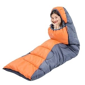 Sleeping Bag Outdoor Camping Camping Four Seasons Can Be Spliced Double Spot Spring Summer Autumn Winter miniinthebox