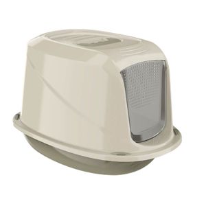 Georplast Galaxy Jumbo Cat Litter Box - Beige (Pack Of 2)