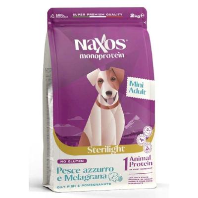Naxos Sterilight Mini Blue Fish And Pomegranate For Dog 2Kg Naxos Sterilight Mini Blue Fish And Pomegranate For Dog 2Kg